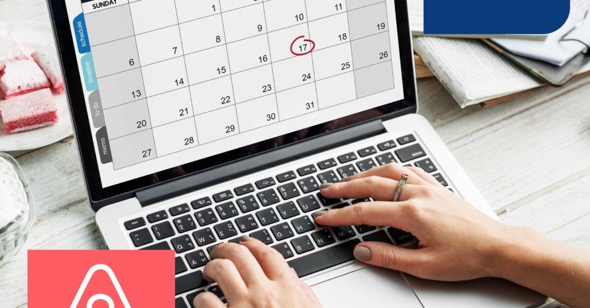 Illustration showing how to connect Booking and Airbnb calendars for smooth booking management.