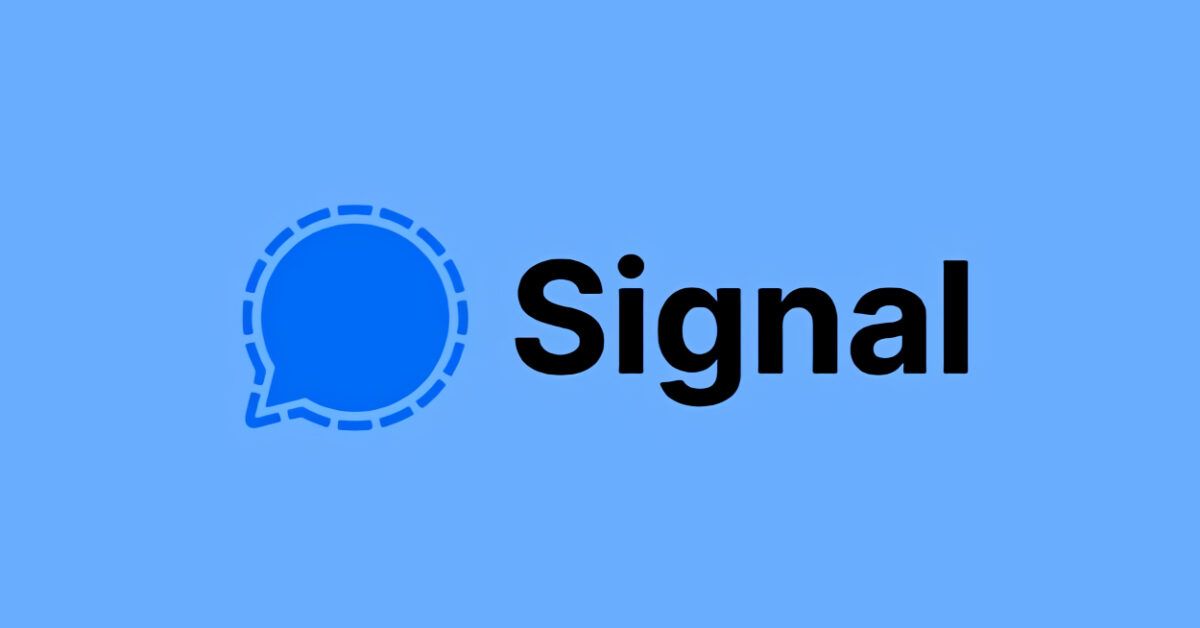 Signal app interface overview
